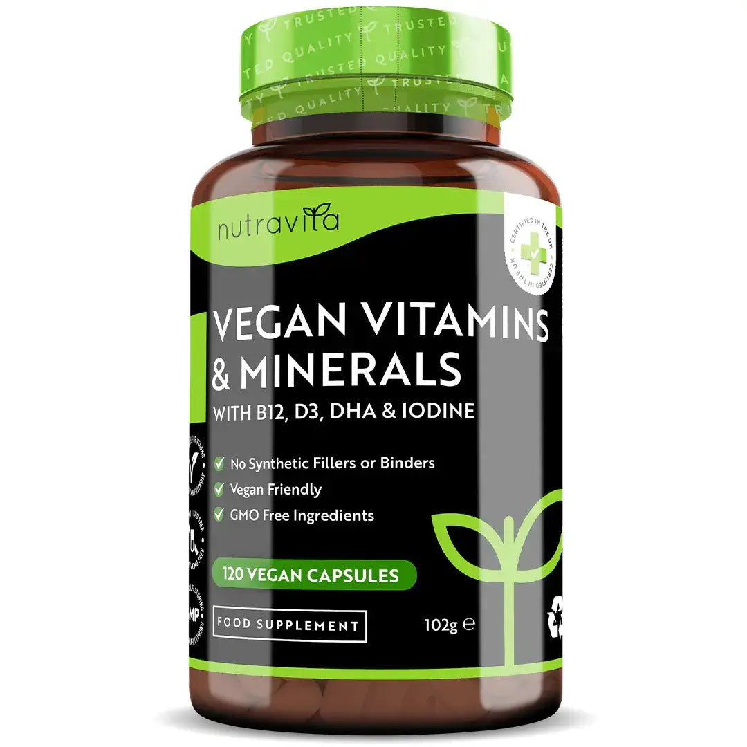 Vegánsky esenciálny multivitamín /120 kapsúl, 120 dní/ <tc>Nutravita</tc>