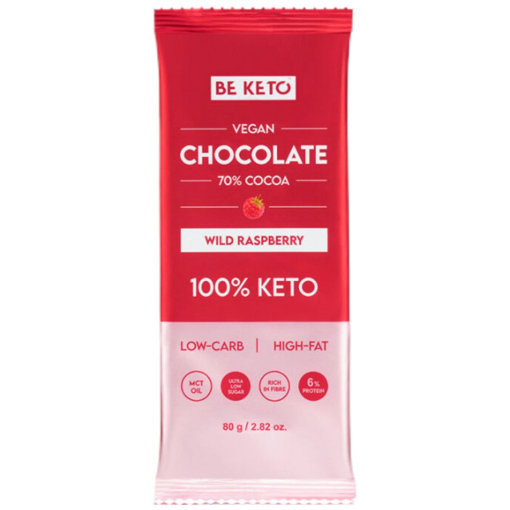 Vegánska keto čokoláda 70% kakao - 80 gramov