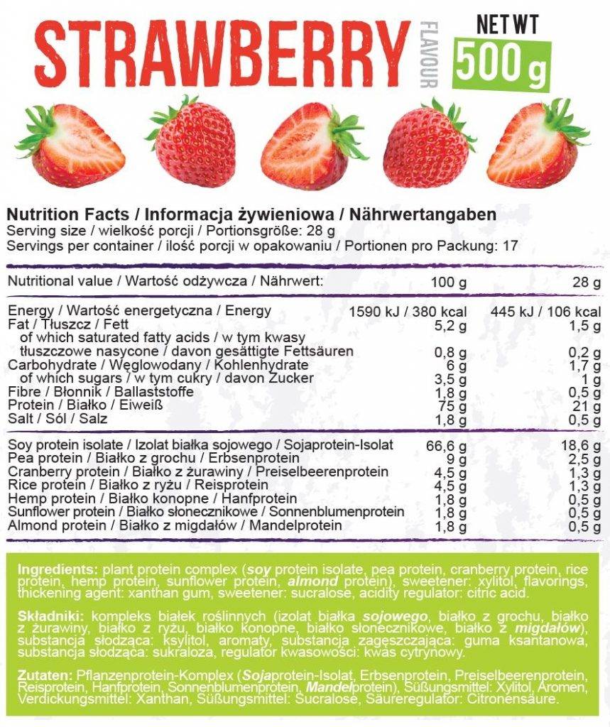 Vegánsky proteín - 500 gramov