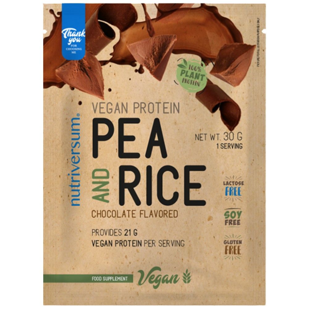 Vegánsky proteín Hrach a ryža - 30 gramov