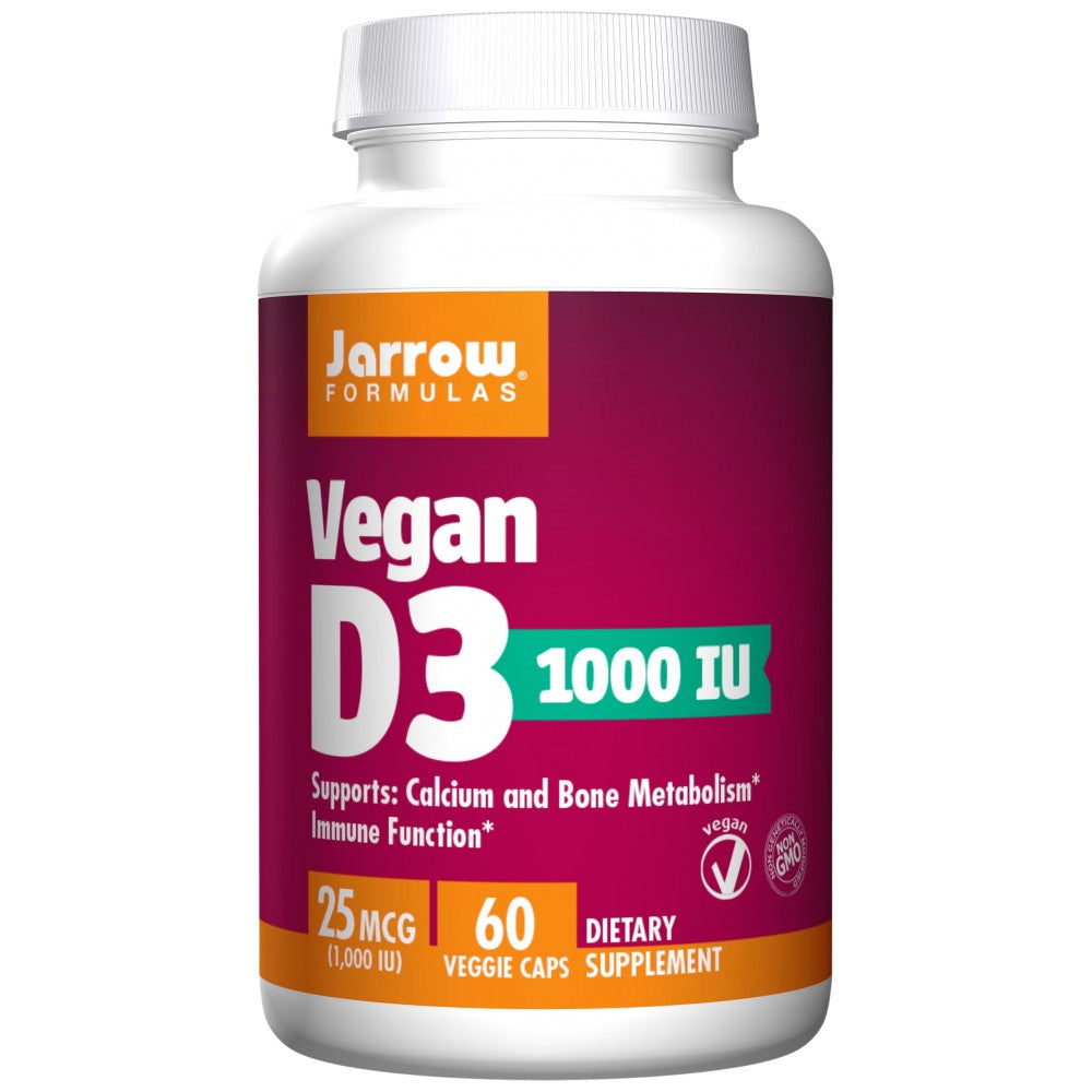 Vegánsky vitamín D3 1000 IU 60 kapsúl