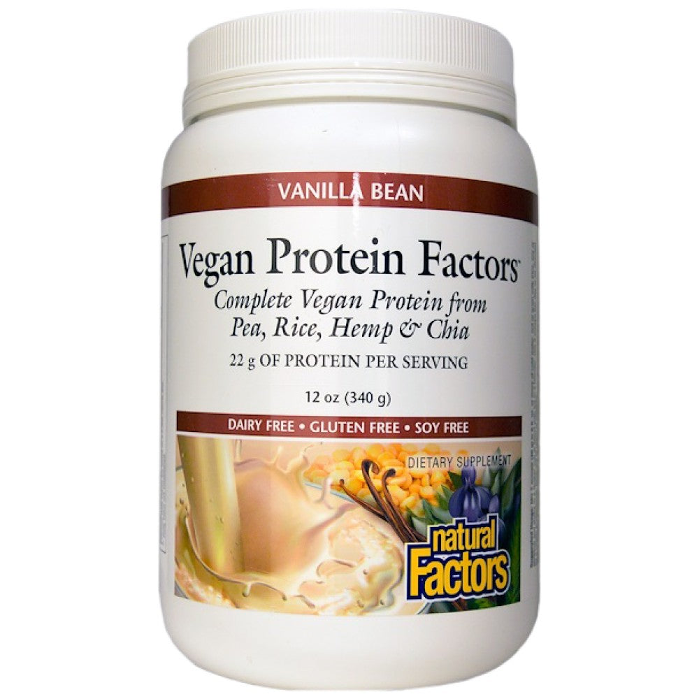 Vegánske proteínové faktory 340 gramov