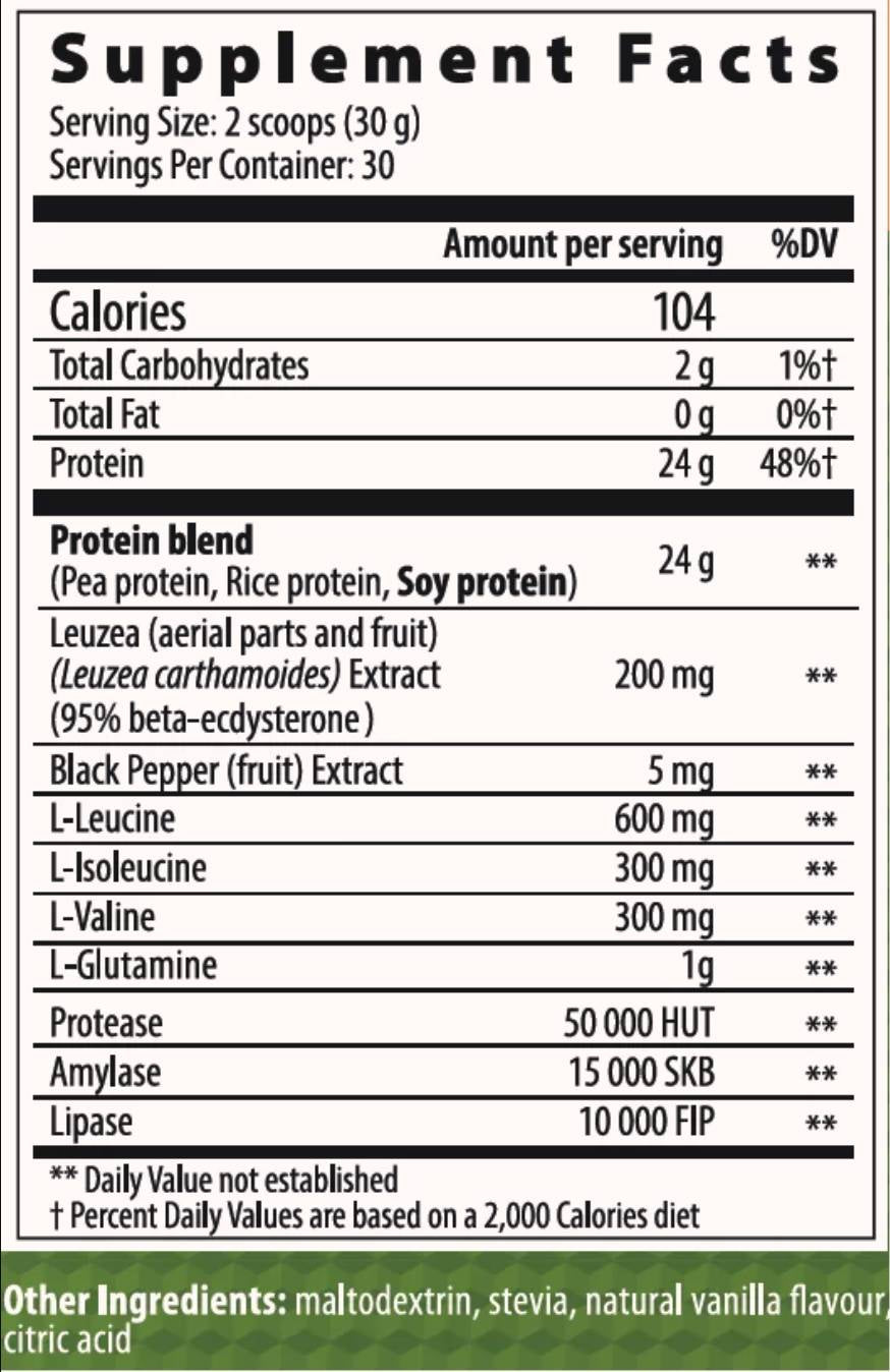 Zmes veganpro / vegánskych proteínov - 900 gramov