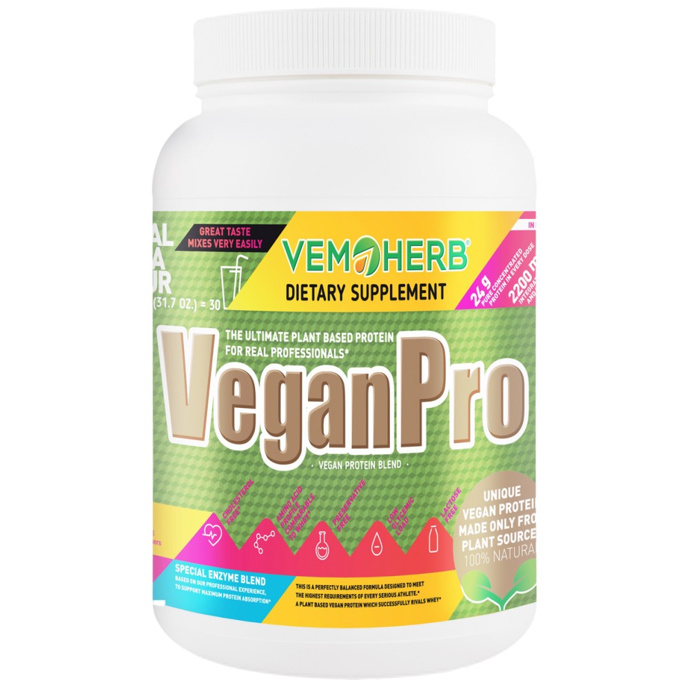 Zmes veganpro / vegánskych proteínov - 900 gramov