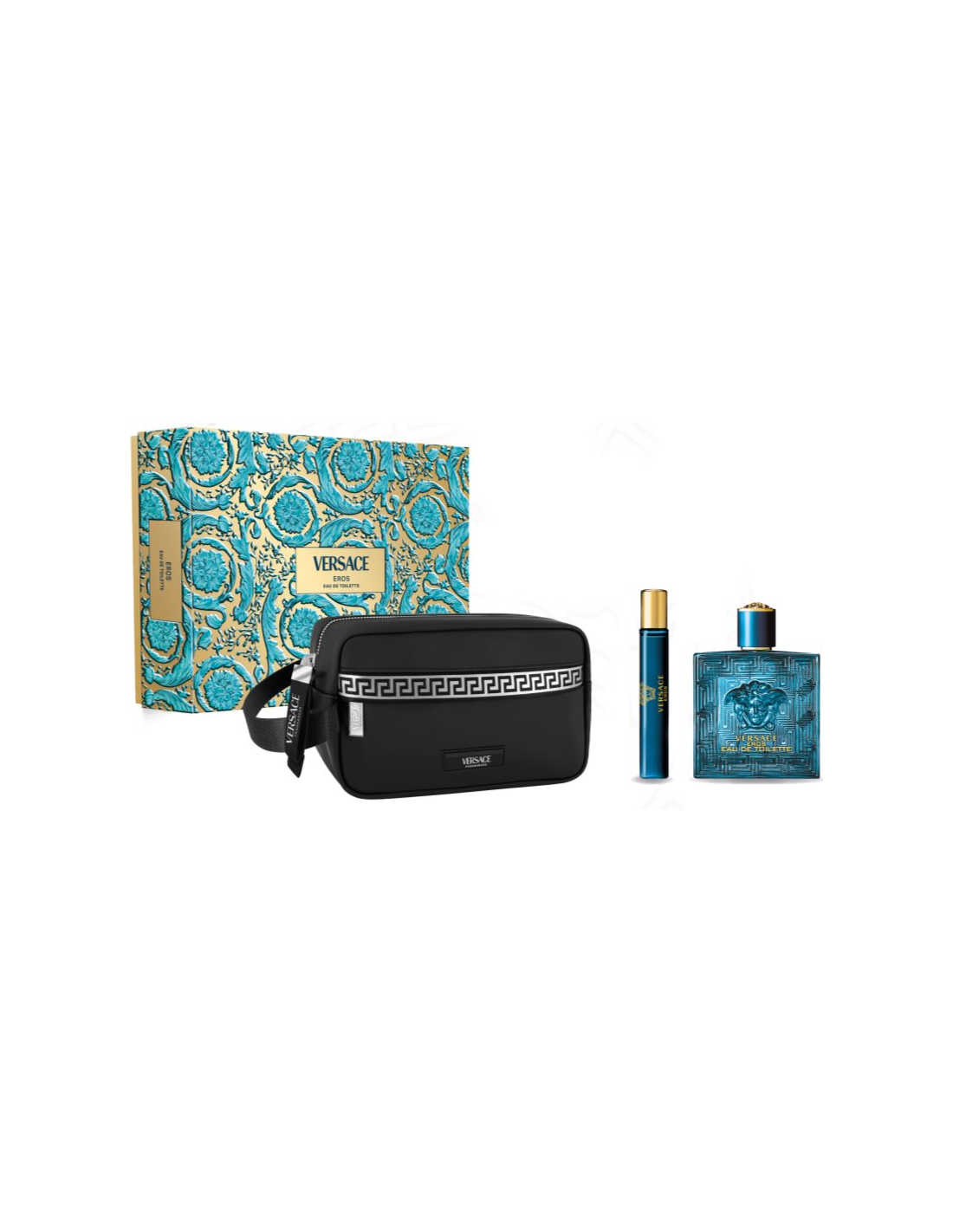 <tc>VERSACE</tc> Eros toaletná voda s rozprašovačom 100ml Vianočná sada 3 kusy