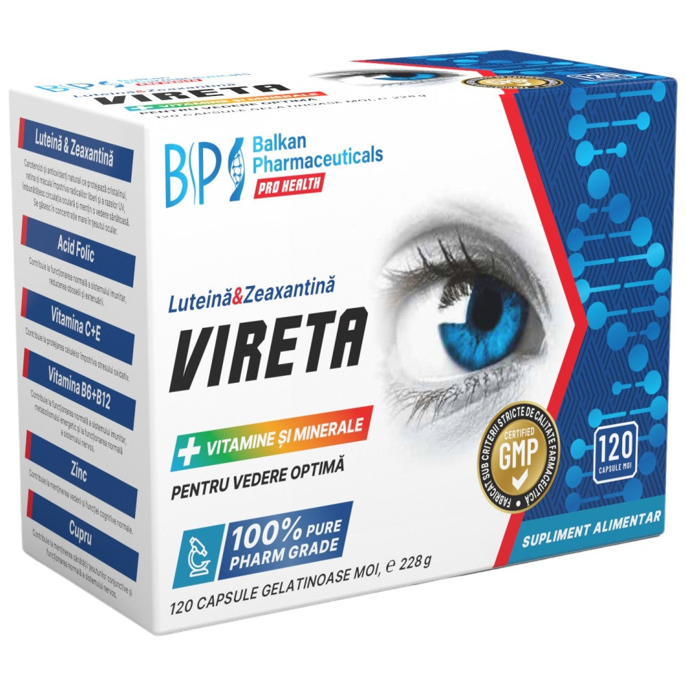 Vireta | Optimálne videnie - 120 kapsúl