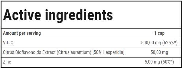 Vit.c Strong 500 | Vitamín C 500 mg - 100 kapsúl