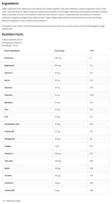 Vit & Min Shot Multivitamín a minerálny vzorec - 100 ml