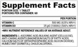 Vita C + D3 | Vitamín C 500 mg + vitamín D 1000 IU 60 tabliet