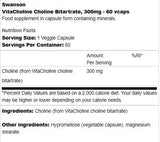 Vitacholínový cholín bitarrát 300 mg 60 kapsúl
