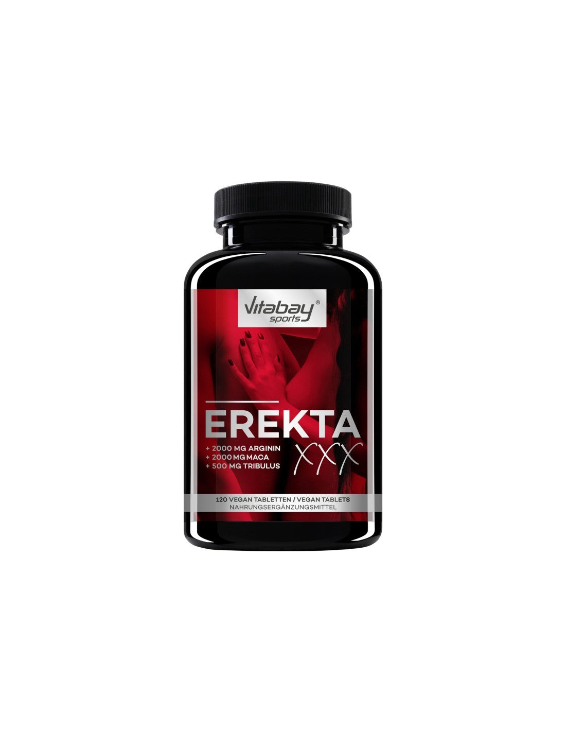Sports Erektaxxx - Formula pre aktívneho muža s arginínom, maka, Tribulus Terrestris, 120 kapsúl