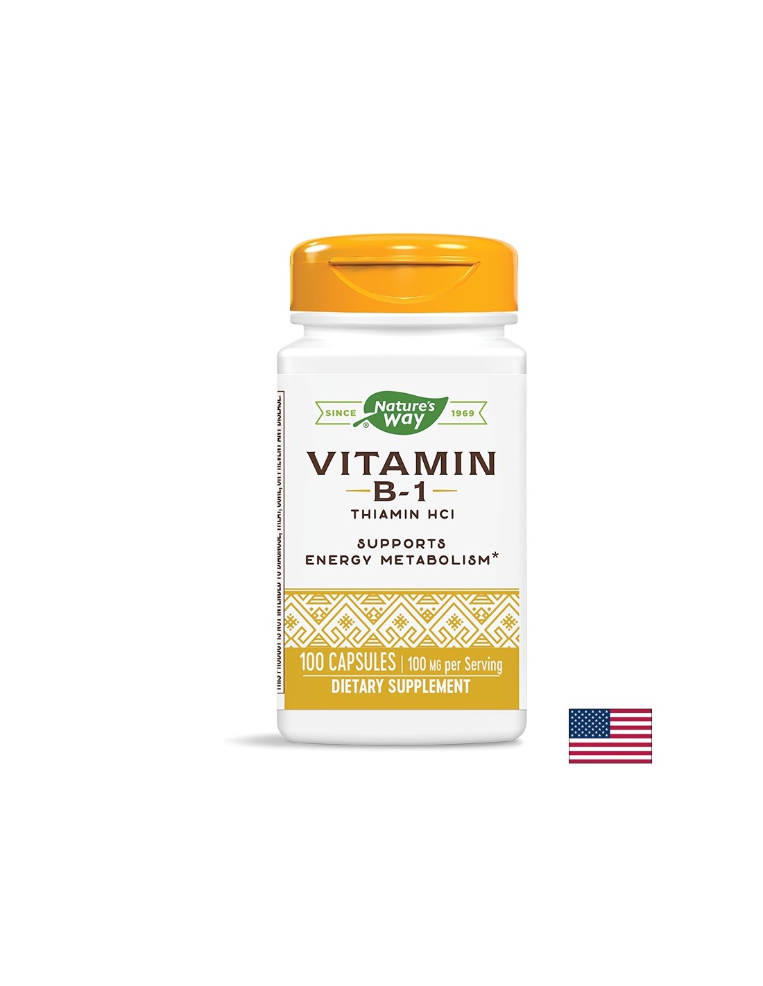 Vitamín B1 100 mg - 100 kapsúl