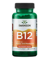 Vitamín B -12 500 mcg - 250 kapsúl