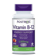 Vitamín B-12 5 000 mcg Rýchly rozpustený / 100Tabs.