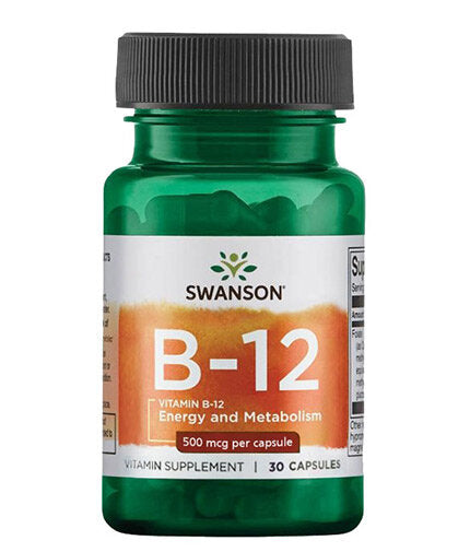 Vitamín B-12 500 mcg. / 30 čiapky - 0