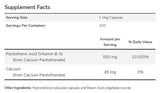 Vitamín B -5 / kyselina pantoténová 500 mg - 100 kapsúl