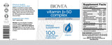 Komplex vitamínu B-50 50 mg / 100 čiapky