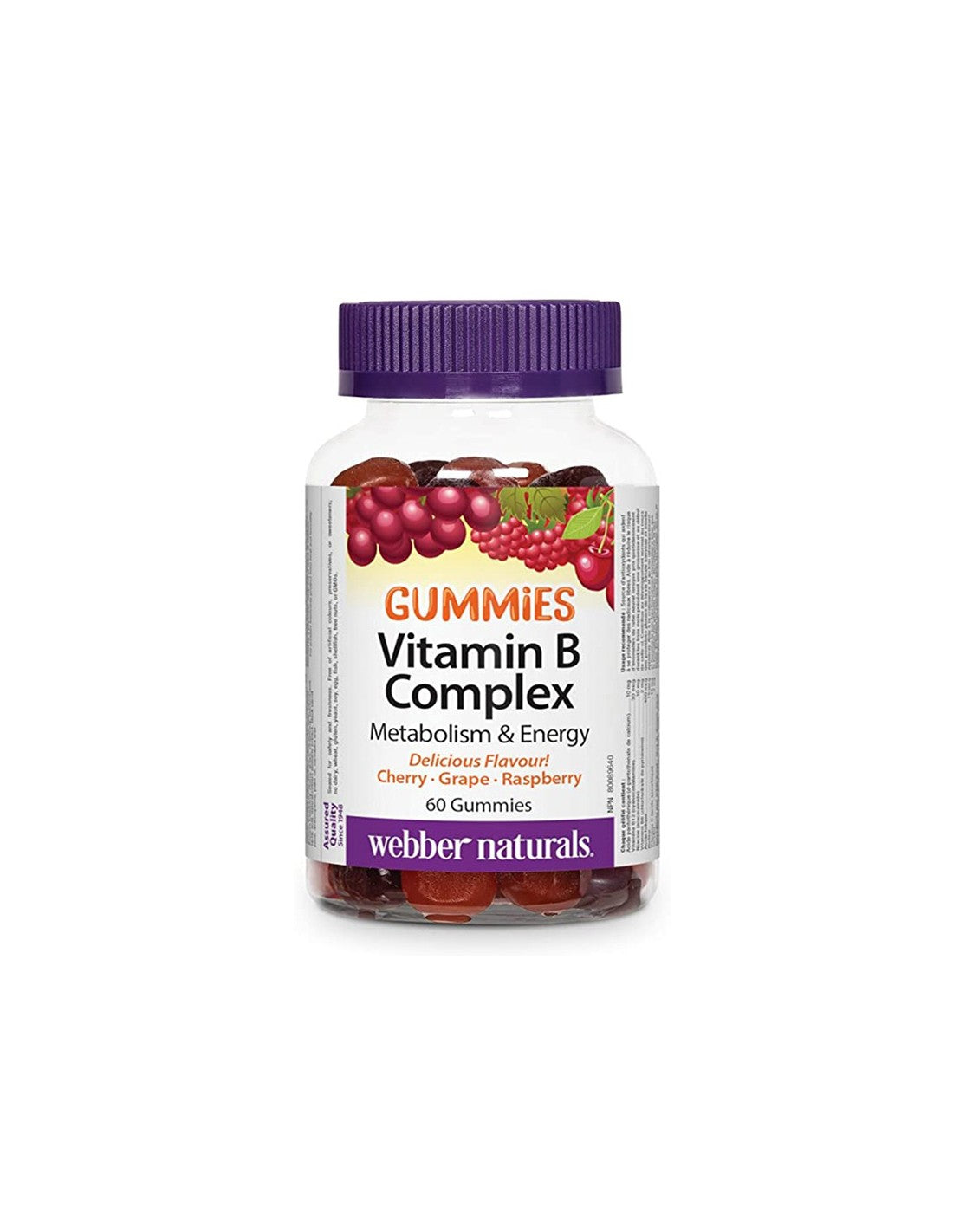 Vitamín B komplex Gummies - Vitamín B Complex Gummies, 60 želé tablety