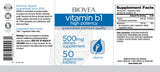 Vitamín B1 (vysoká účinnosť) 500 mg / 50 kariet