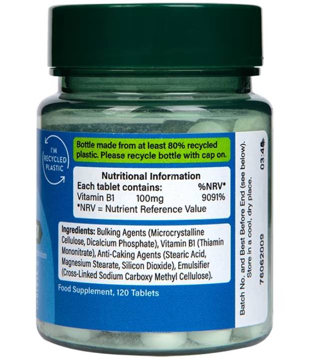 Vitamín B1 | Tiamín 100 mg - 120 tabliet