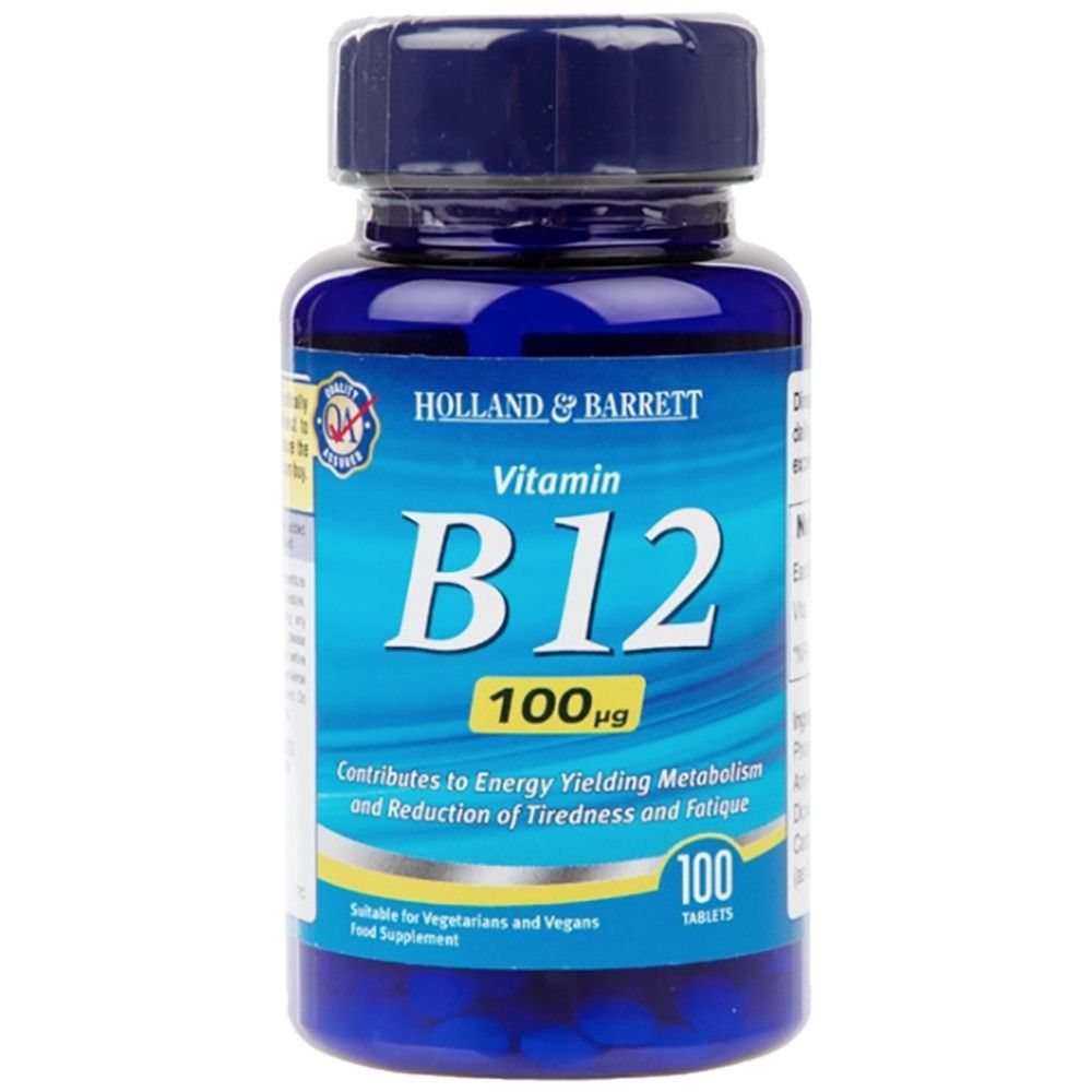 Vitamín B12 kyanokobalamín 100 mcg - 100 tabliet