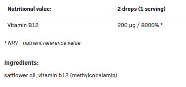 Vitamín B12 Metyl kvapky - 30 ml