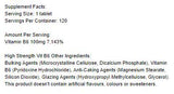 Vitamín B6 / pyridoxín 100 mg - 120 tabliet