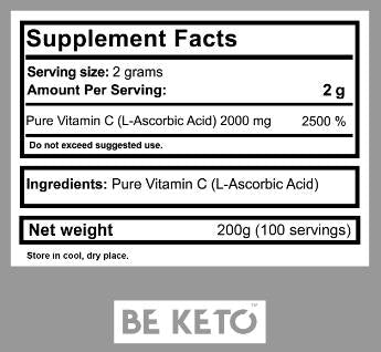 Vitamín C 100% prášok - 200 gramov