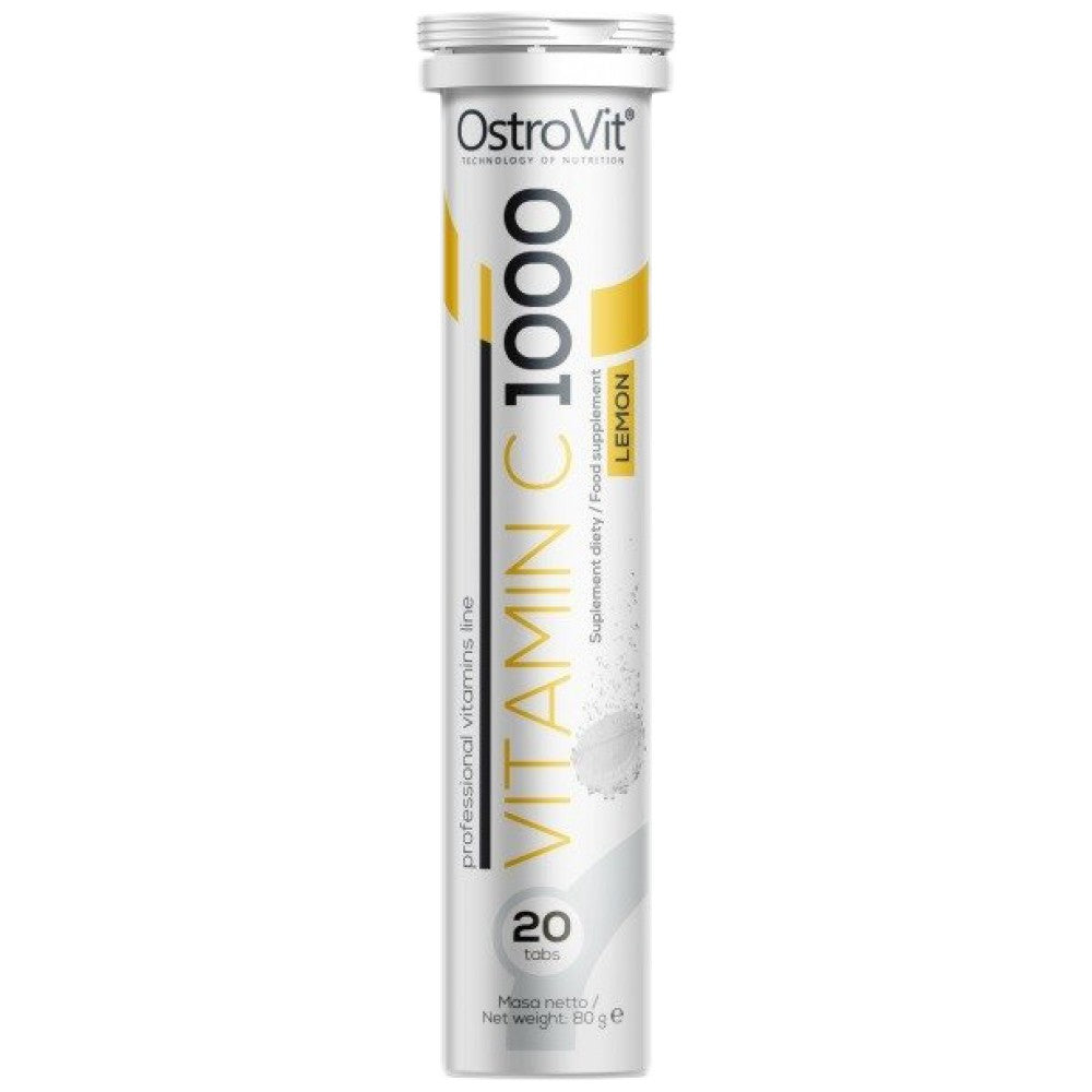 Vitamín C 1000 mg / Šumivo 20 rozpustných tabliet