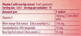 Vitamín C 1000 / s ružovými bokmi a horká oranžová - 90 tabliet