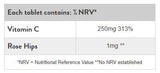 Vitamín C 250 mg | s ružovými bokmi - 100 tabliet