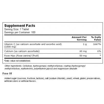 Vitamín C pufruje 1 000 mg 100 tabliet
