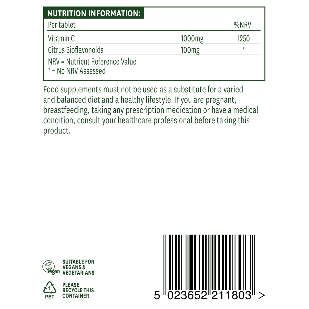 Vitamín C s e<tc>XTEND</tc>ed release (Vitamín C Time Release) 1000 mg 90 tabliet NaturesAid