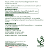 Vitamín C s e<tc>XTEND</tc>ed release (Vitamín C Time Release) 1000 mg 90 tabliet NaturesAid