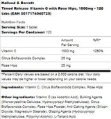 Vitamín C načasovaný uvoľnenie 1000 mg | S ružovými bokmi - 120 tabliet