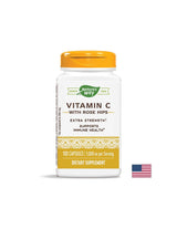 Vitamín C s ružovými bokmi/ vitamínom C 1000 mg a Rosehip x 100 kapsulov príroda