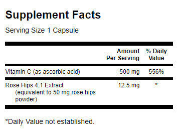 Vitamín C s ružovými bokmi 500 mg - 100 kapsúl