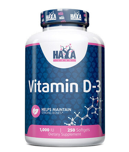 Vitamín D-3 /1000 IU / 250 Softgels