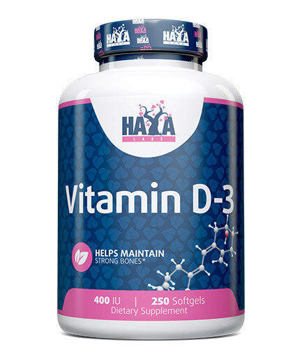 Vitamín D-3 /400 IU / 250 Softgels