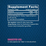 Vitamín D-3 /400 IU / 250 Softgels