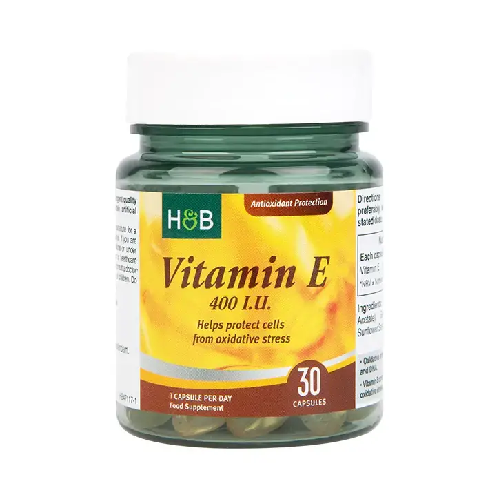 Vitamín E (vitamín E) 400 IU 30 kapsuly Holland & Barrett
