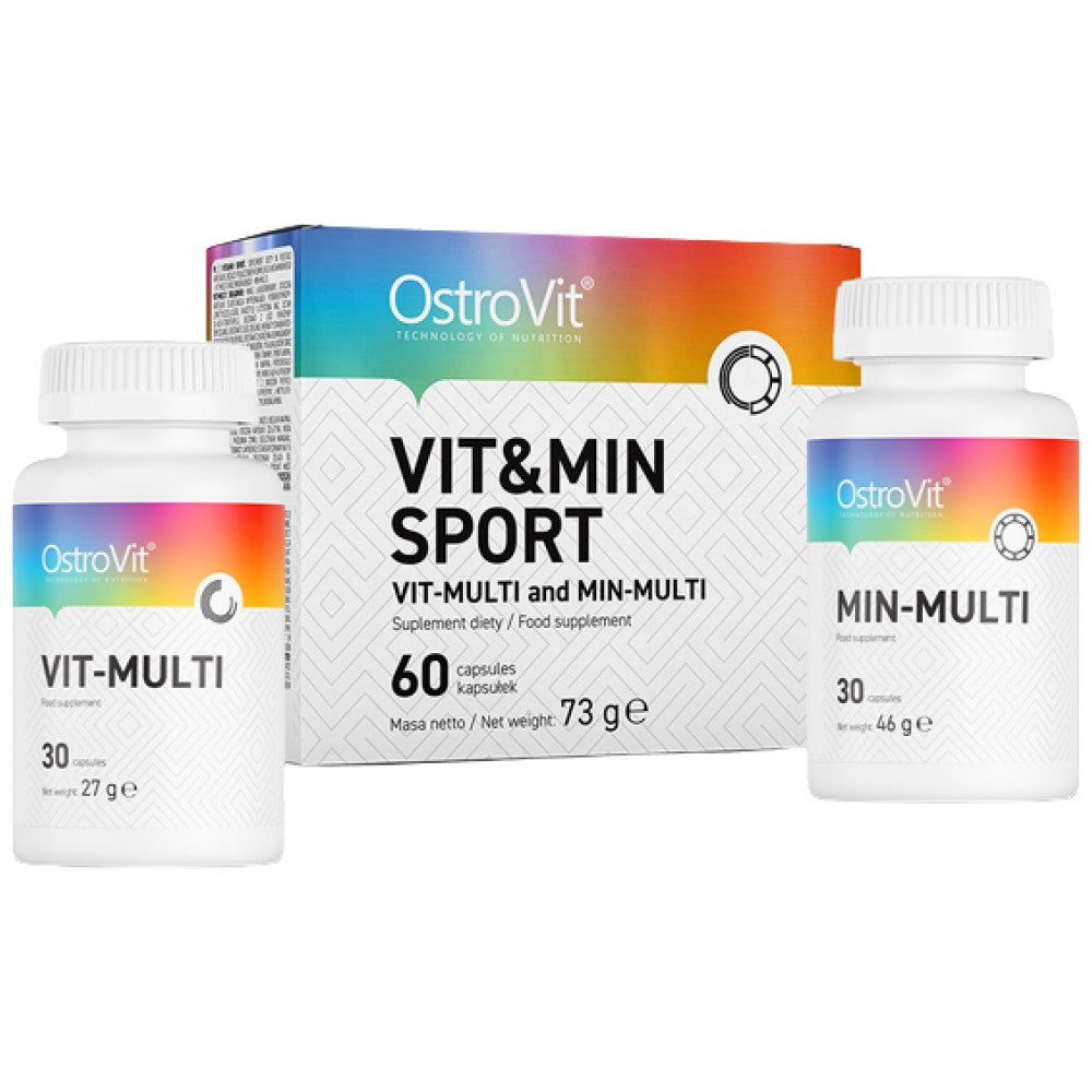 Vitandmin Sport / Vit-Multi a Min-Multi Formula 2 x 30 kapsuly