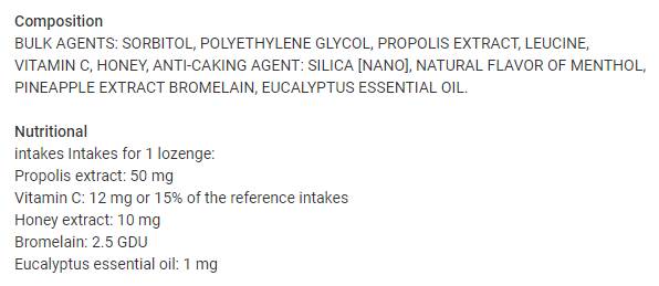 Vitaprolis® | Krk sa pastilky s cukrovinkami propolis 20