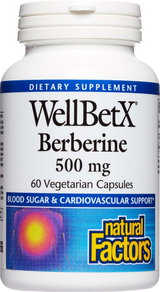 WellBetx Berberine 500 mg - 60 kapsúl