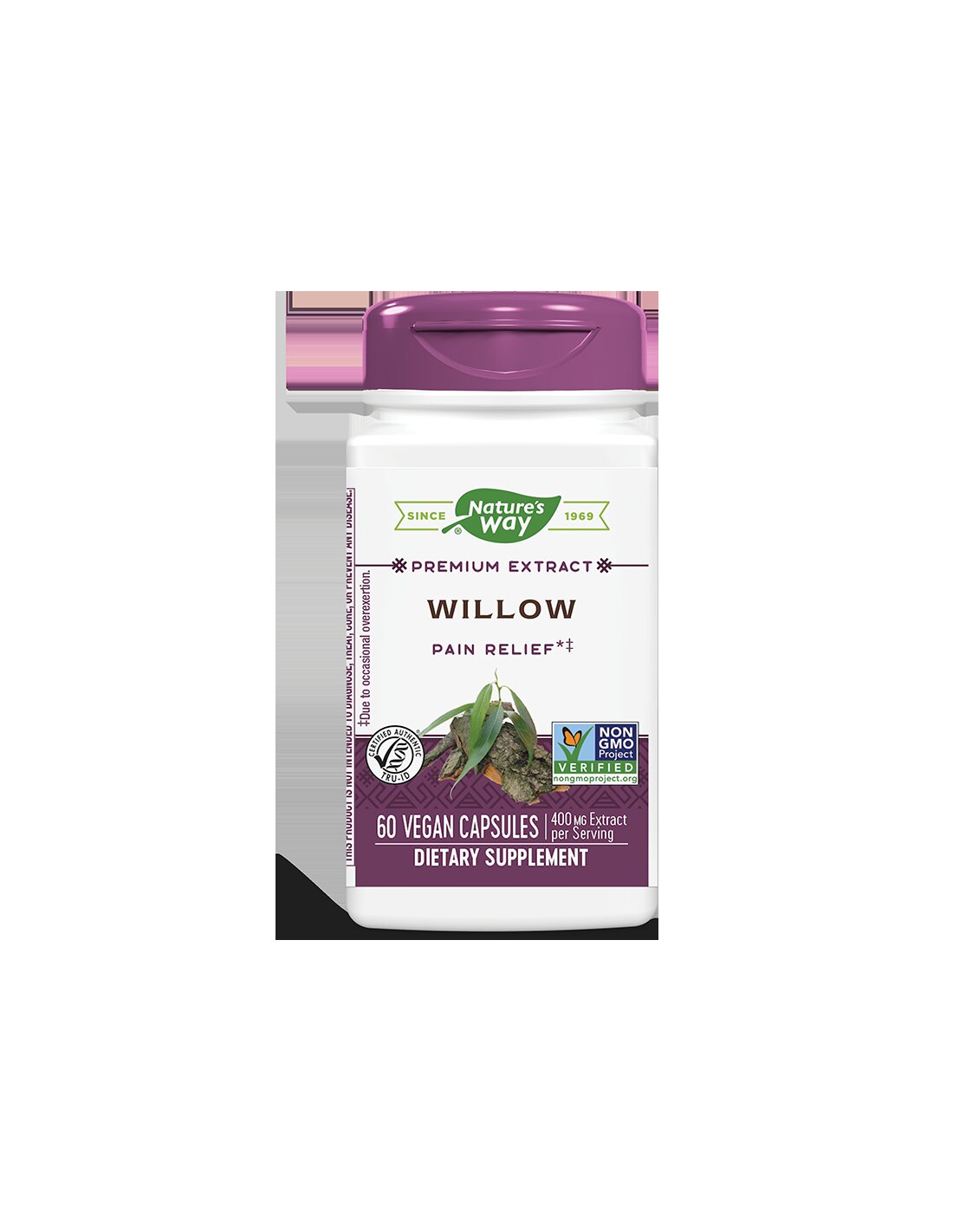 Willow/ White Willow 400 mg x 60 kapsulov príroda