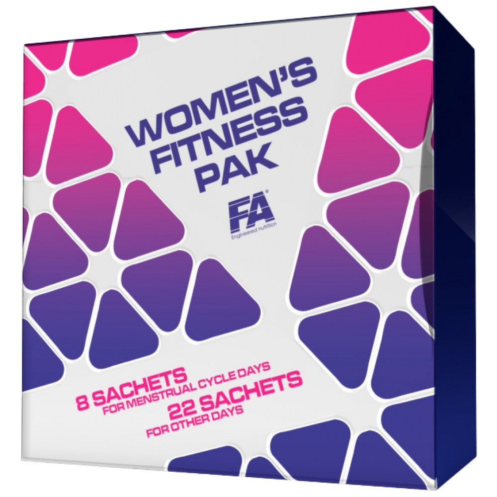 Dámska fitness pak Kompletný multivitamínový vzorec pre dni menštruačného cyklu - 22 + 8 paketov