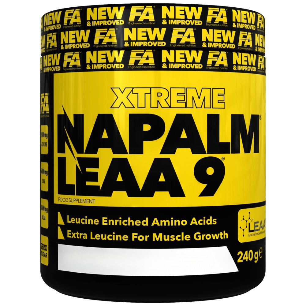 Xtreme Napalm Leaa 9 | Leucín obohatený éterické aminokyseliny - 240 gramov