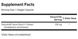 YaControl Yacon Root Extract 4: 1 100 mg - 90 kapsúl