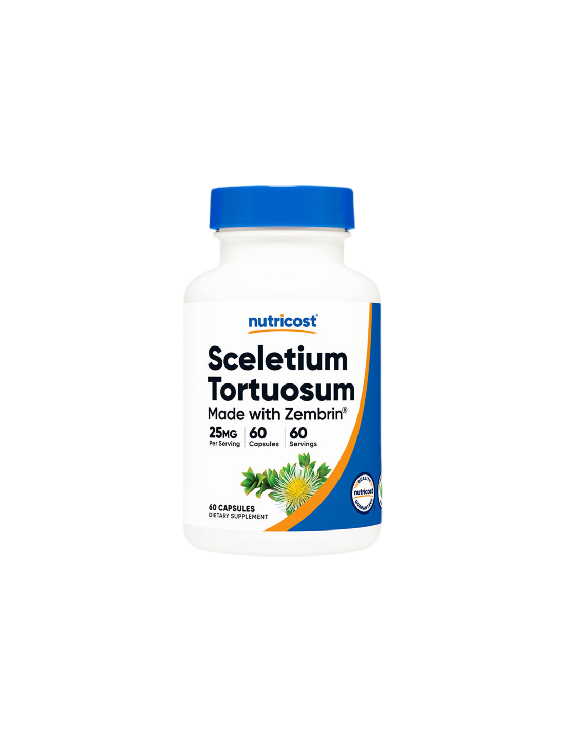 Stres a úzkosť - Zembrin (Sceletium tortuosum), 25 mg x 60 kapsúl <tc>Nutricost</tc>