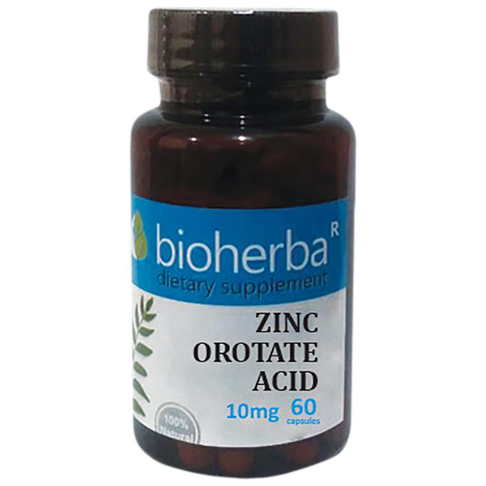 Kyselina zinok orotát 10 mg - 60 kapsúl